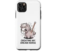 Custodia per iPhone 11 Pro Max Creating My Dream Horse Kawaii - Pony pastello