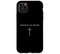 Custodia per iPhone 11 Pro Max Creato dalla Croce del Creatore - Fede cristiana minimalista