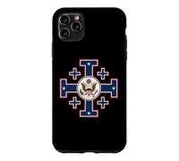 Custodia per iPhone 11 Pro Max Croce americana di Gerusalemme - Stati Uniti cattolici