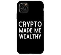 Custodia per iPhone 11 Pro Max Crypto Made Me Wealthy Cryptocurrency Trading Blockchain