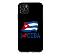 Custodia per iPhone 11 Pro Max Cuban Flag Cuba Design Miami Spanish Cuban