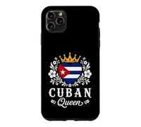 Custodia per iPhone 11 Pro Max Cuban Queen Cuba Flag Proud Cuban Woman