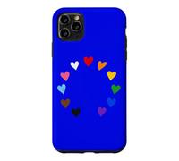 Custodia per iPhone 11 Pro Max Cuori in stile europeo - Cerchio dell'orgoglio del progresso