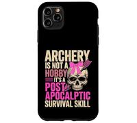 Custodia per iPhone 11 Pro Max Cute Archery Girl Not A Hobby It's Post Apocalyptic Skill
