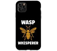 Custodia per iPhone 11 Pro Max Cute Little wasp Funny Minimalist Simple Whisperer wasp