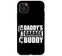 Custodia per iPhone 11 Pro Max Daddy's Garage Buddy, amante dell'auto, meccanico, garagista