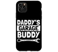 Custodia per iPhone 11 Pro Max Daddy's Garage Buddy, amante dell'auto, meccanico, garagista