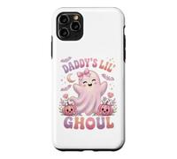 Custodia per iPhone 11 Pro Max Daddy's Lil' Ghoul Funny Pastel Pink Ghost Halloween Graphic