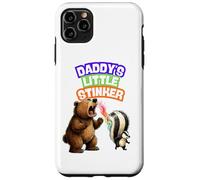 Custodia per iPhone 11 Pro Max Daddys Little Stinker Bear Skunk Puzza campeggio nei boschi
