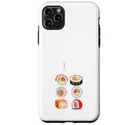 Custodia per iPhone 11 Pro Max Dai un'occhiata a My Six Pack Funny Japanese Sushi Abbigliamento