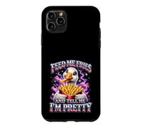 Custodia per iPhone 11 Pro Max Dammi patatine fritte e dimmi che sono una bella oca