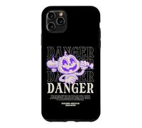 Custodia per iPhone 11 Pro Max Danger Jack-O-Lantern Retro Cartoon Halloween Zucca Geous