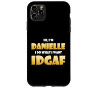 Custodia per iPhone 11 Pro Max Danielle Costume IDGAF Meme Funny Halloween For Dani