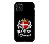 Custodia per iPhone 11 Pro Max Danish Queen Denmark Flag Proud Danish Woman