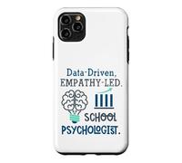 Custodia per iPhone 11 Pro Max Data-Driven Empathy-Led School Psychologist Brain Graphic