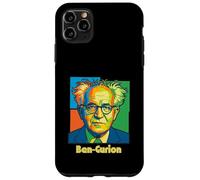 Custodia per iPhone 11 Pro Max David Ben Gurion Primo Primo Ministro di Israele Retro Cool