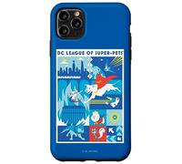 Custodia per iPhone 11 Pro Max DC League of Super-Pets Krypto and Friends Vs. lulu
