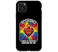 Custodia per iPhone 11 Pro Max DeColores Cursillo Rainbow Rooster Cattolico
