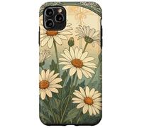 Custodia per iPhone 11 Pro Max Decorativo Daisy Bloom Art Nouveau Botanical