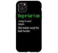 Custodia per iPhone 11 Pro Max Definizione Vegetariana Anti Veganismo Non Vegano