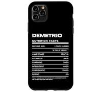 Custodia per iPhone 11 Pro Max Demetrio Dichiarazione Nutrizionale Nome Divertente