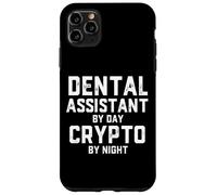 Custodia per iPhone 11 Pro Max Dental Assistant By Day Crypto By Night Blockchain Dentist
