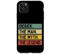 Custodia per iPhone 11 Pro Max Derek L'uomo Il mito La leggenda divertente citazione personalizzata