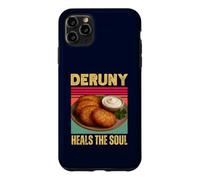 Custodia per iPhone 11 Pro Max Deruny guarisce l'anima divertente frittella di patate ucraino cibo