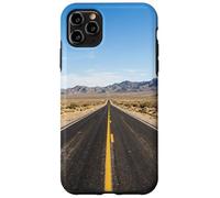 Custodia per iPhone 11 Pro Max Desert Highway Lungo Rettilineo Strada Vasto Paesaggio