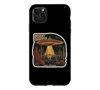 Custodia per iPhone 11 Pro Max Deserto Incontro Roswel Nuovo Messico Vintage Alien Amante UFO