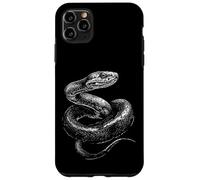 Custodia per iPhone 11 Pro Max Design con motivo serpente amante degli animali che disegna