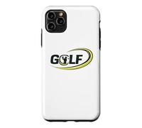 Custodia per iPhone 11 Pro Max Design della sagoma dell'altalena da golf | Fantastica grafica per golfisti