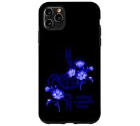 Custodia per iPhone 11 Pro Max Design floreale blu dello stomaco - Costruire un bellissimo futuro