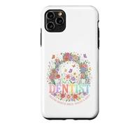 Custodia per iPhone 11 Pro Max Design floreale per la salute orale del dentista sorridente