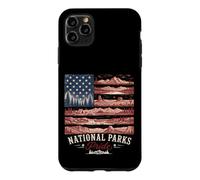 Custodia per iPhone 11 Pro Max Design vintage per avventure all'aperto Pride dei parchi nazionali