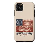 Custodia per iPhone 11 Pro Max Design vintage per avventure all'aperto Pride dei parchi nazionali