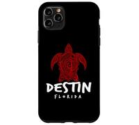 Custodia per iPhone 11 Pro Max Destin Florida Design a forma di tartaruga marina Destin FL