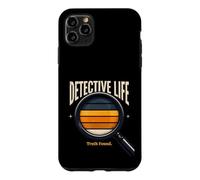 Custodia per iPhone 11 Pro Max Detective Life Truth Trovato Investigatore Misterioso