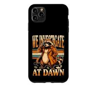 Custodia per iPhone 11 Pro Max Detective procioni indaghiamo all'alba