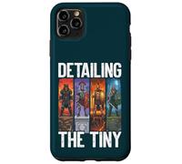 Custodia per iPhone 11 Pro Max Dettagliare la pittura in miniatura dei piccoli guerrieri