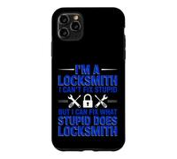 Custodia per iPhone 11 Pro Max Detto divertente non può aggiustare stupido ma risolvere ciò che fa stupido