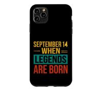 Custodia per iPhone 11 Pro Max Detto divertente settembre 14 Quando nascono le leggende