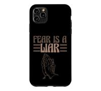 Custodia per iPhone 11 Pro Max Detto religioso Cristianesimo Fede La paura cattolica è un bugiardo