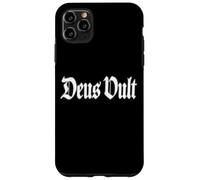 Custodia per iPhone 11 Pro Max DEUS VULT DIO VOLONTÀ IL TEMPLAR DI CAVALIERI DI FRASE LATINA