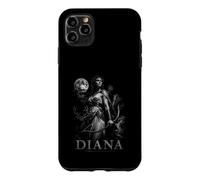 Custodia per iPhone 11 Pro Max Diana Luna e la dea Cacciatrice Romana | Mito del guerriero