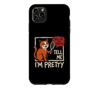 Custodia per iPhone 11 Pro Max Dimmi che sono abbastanza selvaggio gatto Bootleg Meme Umorismo