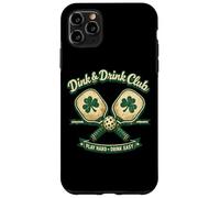 Custodia per iPhone 11 Pro Max Dink and Drink Club - Pallone da pickleball per il giorno di San Patrizio