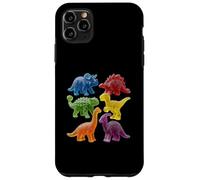 Custodia per iPhone 11 Pro Max Dinosauri gommosi - caramelle dolci colorate