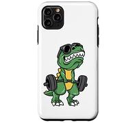 Custodia per iPhone 11 Pro Max Dinosauro T-Rex Short Arms Funny Weightlifting Dino T Rex