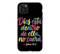 Custodia per iPhone 11 Pro Max Dios Esta Dentro De Ella No Caera Cristianos Fede religiosa